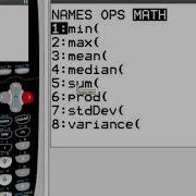 TI 84 Finding The Mean And Standard Deviation Of A Frequency Distribution
