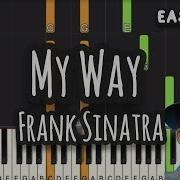 Frank Sinatra My Way Easy Piano Piano Tutorial Sheet
