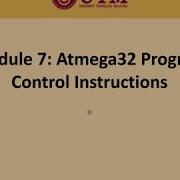 SKEE 3223 Microprocessor Module 7 Program Control Part A
