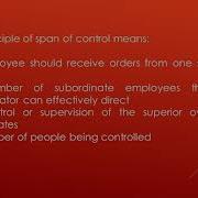 Unity Of Command Span Of Control Hierarchy 2