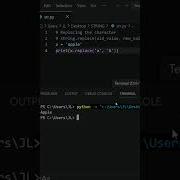 Replacing The Character In String Python Tutorial For Beginners