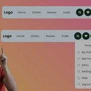 User Account Dropdown With Html CSS And Javascript Step By Step For Beginner Free Source Code