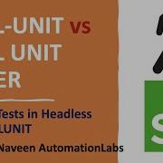 HTML Unit Vs HtmlUnit Driver HeadLess Browser