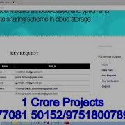 Decentralized Attribute Based Encryption And Data Sharing Scheme In Cloud Storage 1Crore Projects
