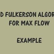 Ford Fulkerson Algorithm For Max Flow Example Steps Explained In Details