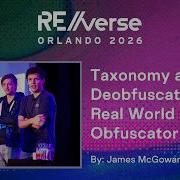 RE Verse 2026 Деобфускация бинарного обфускатора реального мира от Джеймса Макгоуэна и Баса Цве
