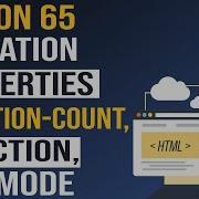 CSS Animation Iteration Count Direction Fill Mode CSS Tutorial Lesson 65