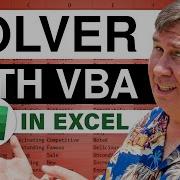 Excel Use Solver With VBA Episode 1830