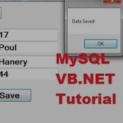 MySQL VB NET Tutorial 6 Insert Save Data To Database