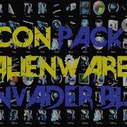 Icon Pack AlienWare Invader Blue Tuto Fr Lien Direct