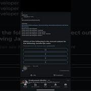What Will Be The Output Of This Javascript Code