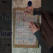 Асемическое письмо на папиросной бумаге день 2 проекта The100DayProject и My100CollagePapers