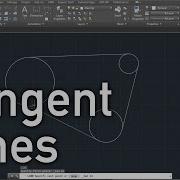 AUTOCAD TANGENT LINES In Under A Minute