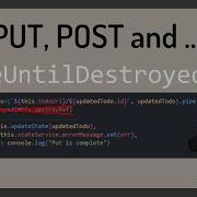Не использовать TakeUntilDestroyed с HTTP методами PUT POST или DELETE в Angular