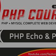 PHP Echo And Print Statements PHP Tutorials In Hindi Learn Php In Hindi