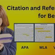 Citation And Referencing For Beginners Part II