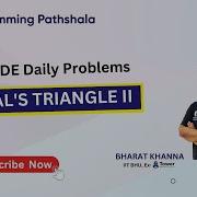 Code EveryDay Array Dynamic Programming Asked In IBM Wipro 119 Pascal S Triangle II