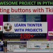 Creating Buttons With Tkinter Python Tkinter GUI Course In Hindi 4