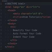 Beautify Auto Indent Reformatting Code In Atom Automatically