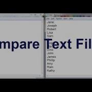 Compare Text Files Detailed Video