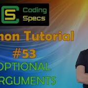 Python Tutorial 53 Optional Arguments
