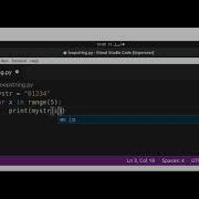 Python Iterating Over A String