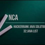 32 Java List Hackerrank Java Solutions