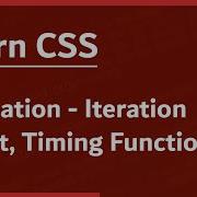 Learn CSS In Arabic 2021 75 Animation Iteration Count Timing Function Spinner Loading