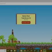 Jumping Boy Game Made With HTML5 CSS Effect And Javascript