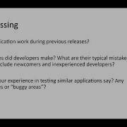 Experience Based Testing Techniques