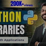 Lec 68 Python Libraries With Their Applications Python For Beginners
