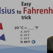 Easy Celsius To Fahrenheit Trick