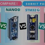 RaspberryPi PICO Vs Arduino NANO Vs STM32 Blue Pill Vs ESP32 Vs STM32 Black Pill Comparison