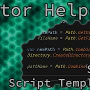 Unity Tutorial Editor Extension Script Creator