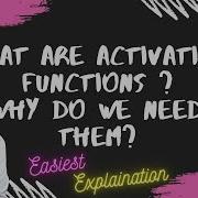 4 0 What Are Activation Functions Why Do We Need Activation Functions Different Types Notes