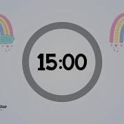 Calming Rainbow Timer For Kids 15 Minutes Countdown Timer For Kids With Music Classroom Timer