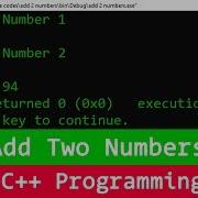 C Example Program To Add Two Numbers User Input