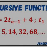 Recursive Functions Full Lesson Math 11 Jensenmath Ca