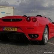 Ferrari 360 Spider And F430 Spider On The Autobahn To Hockenheim Germany 750k Views SPECIAL