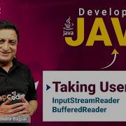 Taking User Input In Java InputStreamReader BufferedReader Java For Developers Java Lec93