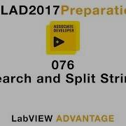 LabVIEW CLAD 076 Search And Split String