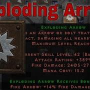 D2R Skills Abilities Exploding Arrow Amazon Bow Crossbow Tree