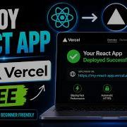 Deploy React App On Vercel For FREE In 5 Minutes React Deployment Tutorial 2026