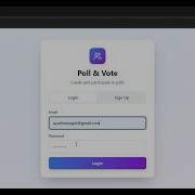 Poll Voting Web Application Full Project Demo HTML CSS JS Spring Boot