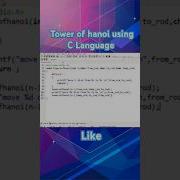 Tower Of Hanoi Using C Language