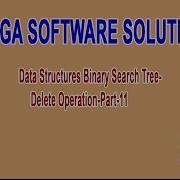 Data Structures Binary Search Tree Delete Operation Part 11