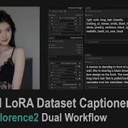 ComfyUI LoRA Dataset Captioner WD14 Florence2 Dual Workflow ComfyUI Shortcut