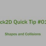 Shapes And Collisions Slick 2D Quick Tip 019 Reupload