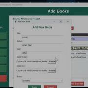 Books Admin Library System Python Tkinter SQLITE Desktop App Demo