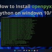 How To Install Openpyxl In Python On Windows 10 11